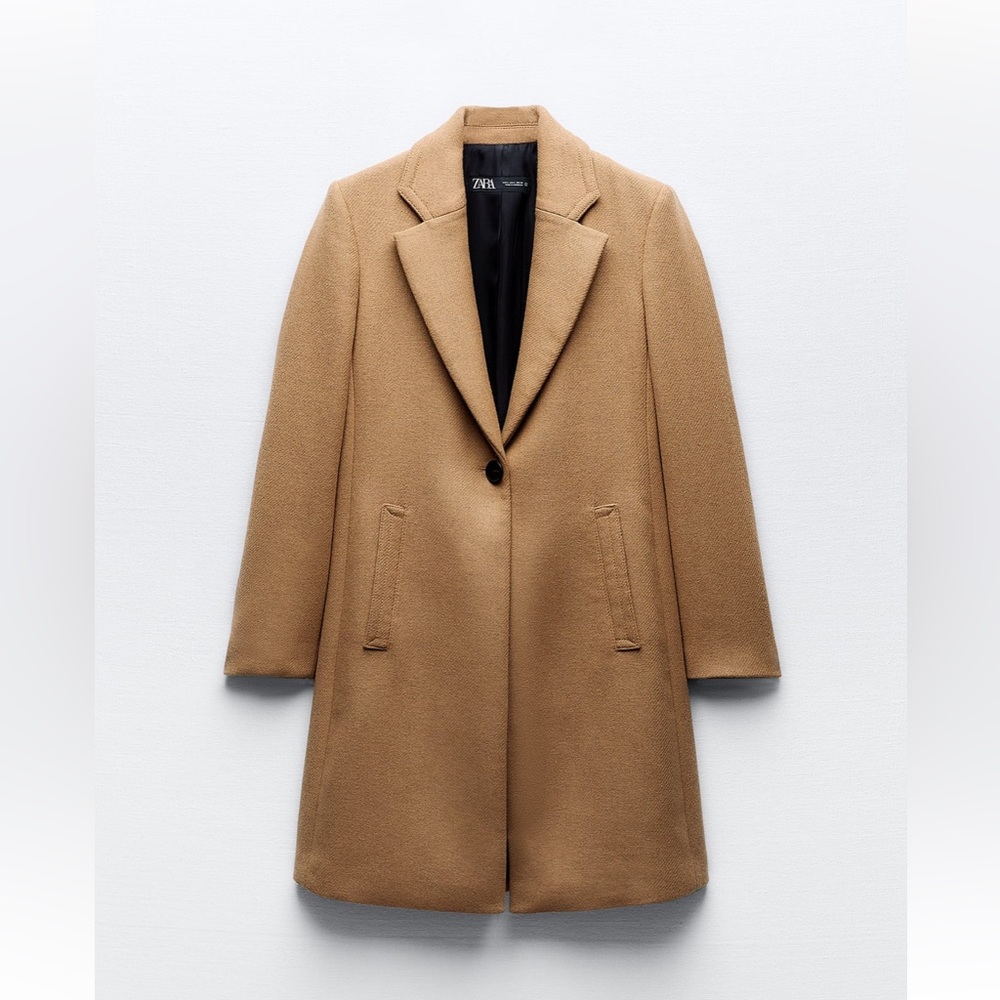 Zara Tan Pea Coat